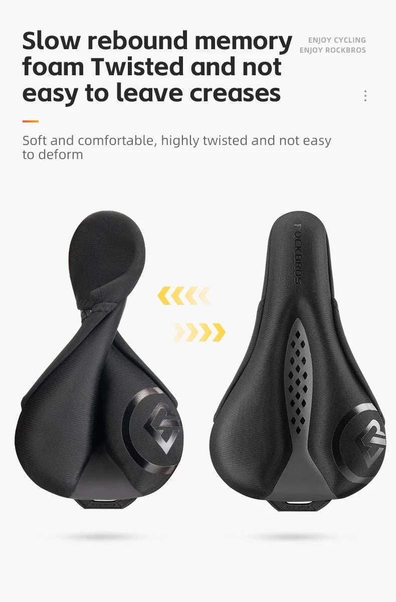 Memory Foam Bicycle Saddle Cover with Gel Cushion and Anti-Slip Fit-38210035001