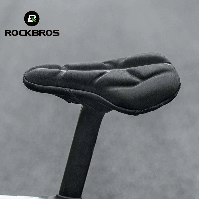 Memory Foam Bicycle Seat Cover Breathable Anti-Slip Saddle Cushion-LF0278