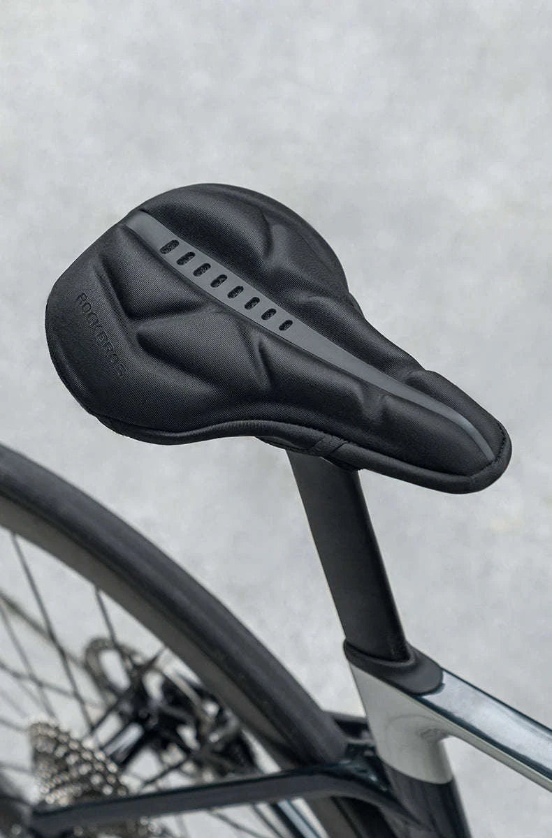 Memory Foam Bicycle Seat Cover Breathable Anti-Slip Saddle Cushion-LF0278
