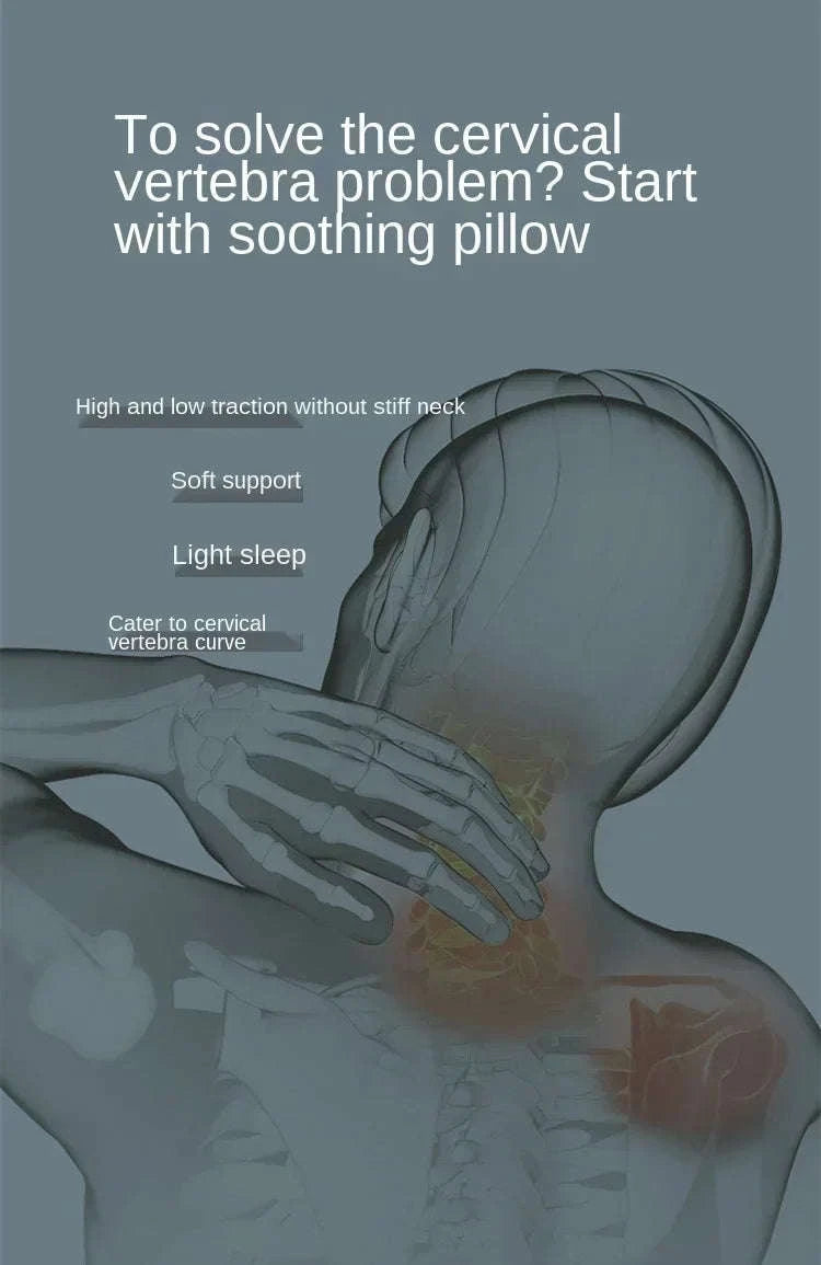 Memory Foam Maternity Pillow for Neck Support-Hexagon White / 50x30x10cm