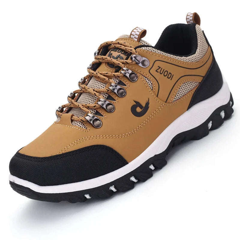 Men Casual Running Shoes Breathable Athletic Sneakers-DL-692-Tu yellow / 48