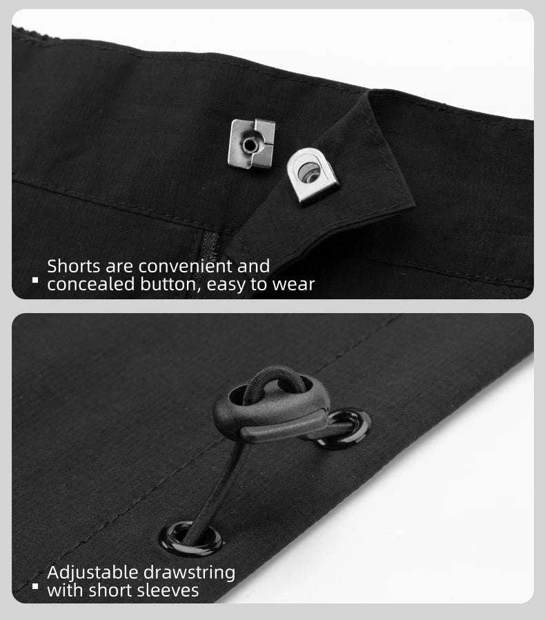 Men’s 5-Piece Cycling Set with Quick-Dry Jersey and Pants-ZH-YPW031 / Asian L(EUR M)