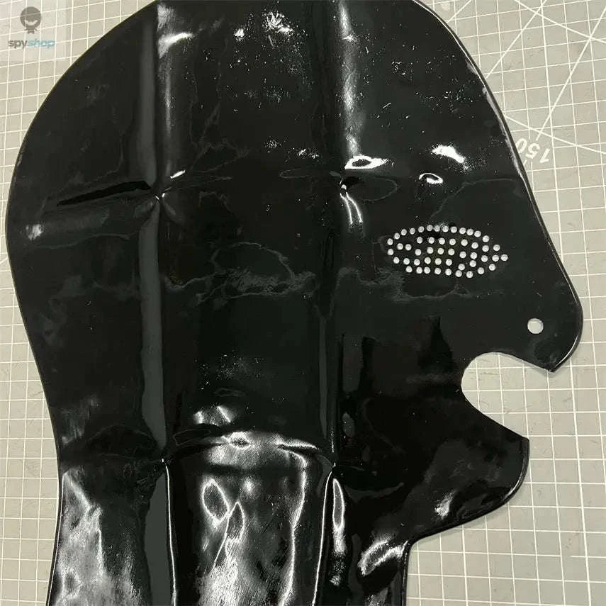 Men’s Black Latex Gloves-13seamless / M