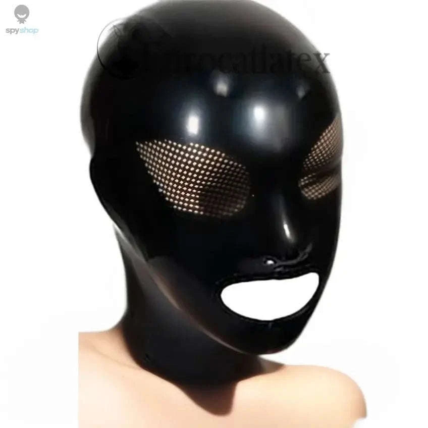 Men’s Black Latex Gloves-13seamless / M