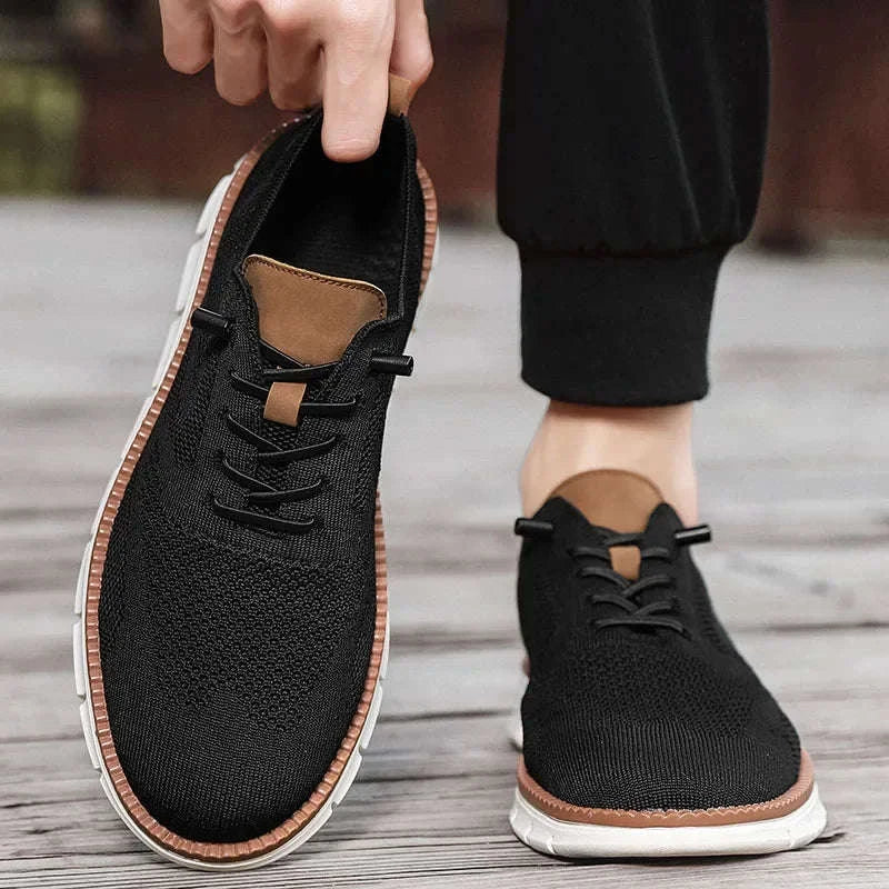 Men's Casual Breathable Lace-Up Shoes-Lonng / 39