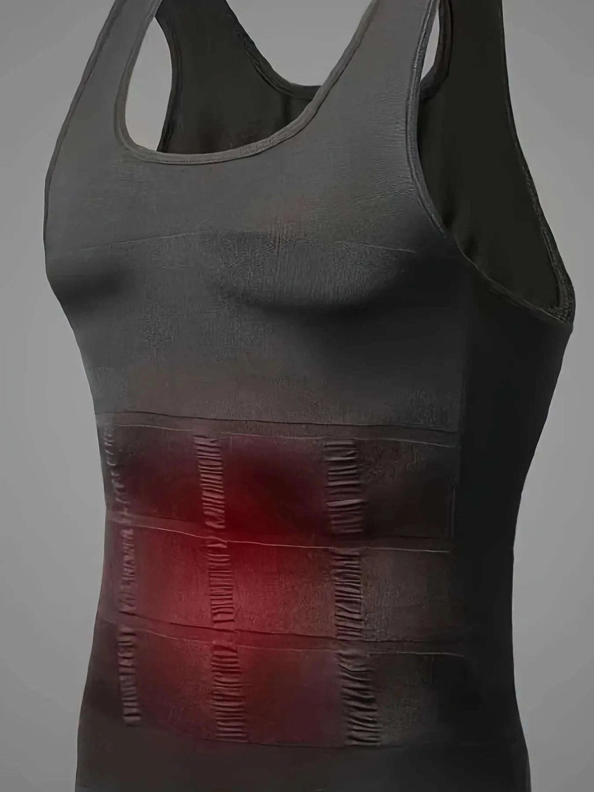 Men’s Compression Body Shaper Tank Top for a Smoother Look-black / M