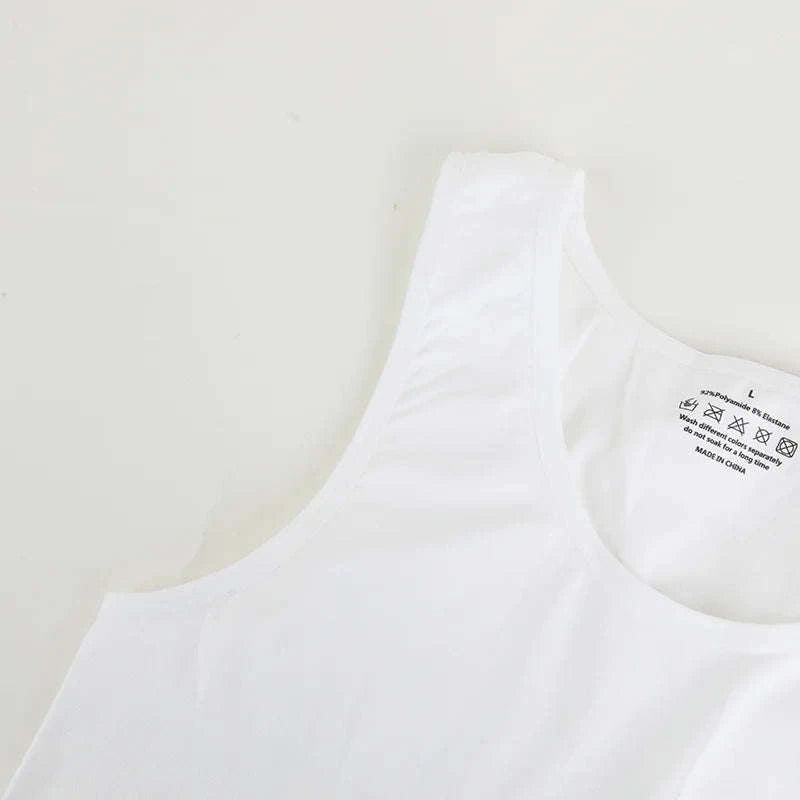 Men’s Compression Shapewear Vest for Tummy Control-Gray 2PCS / XXXL / United States