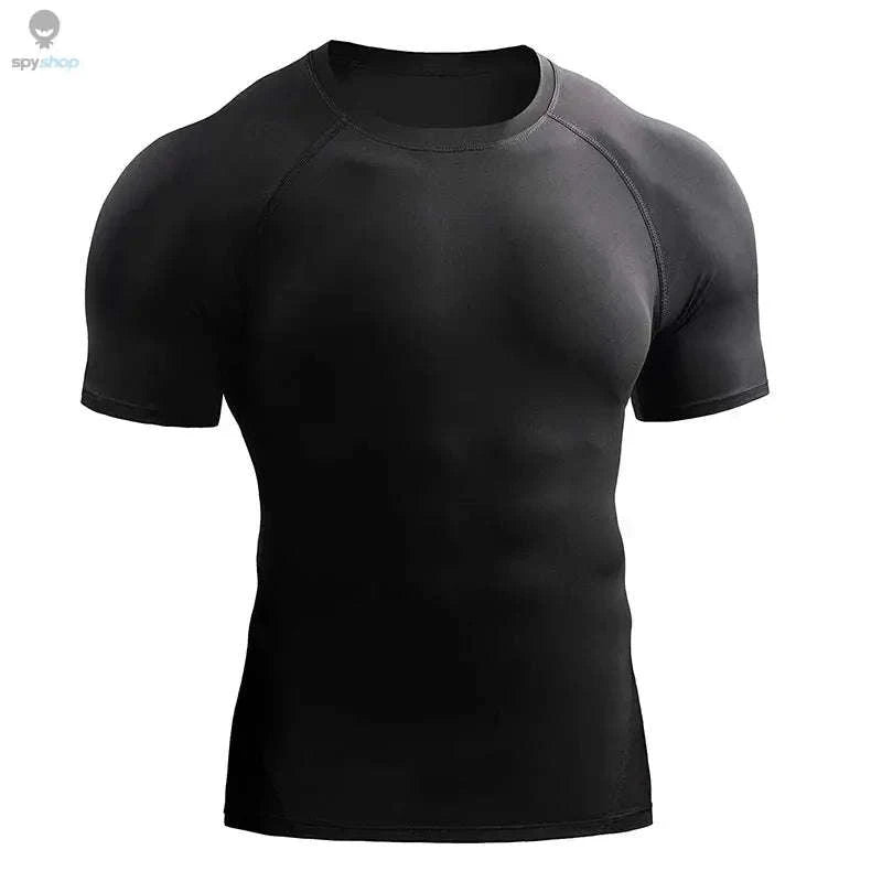 Men's Compression T-Shirt-Red / L(60-70kg)