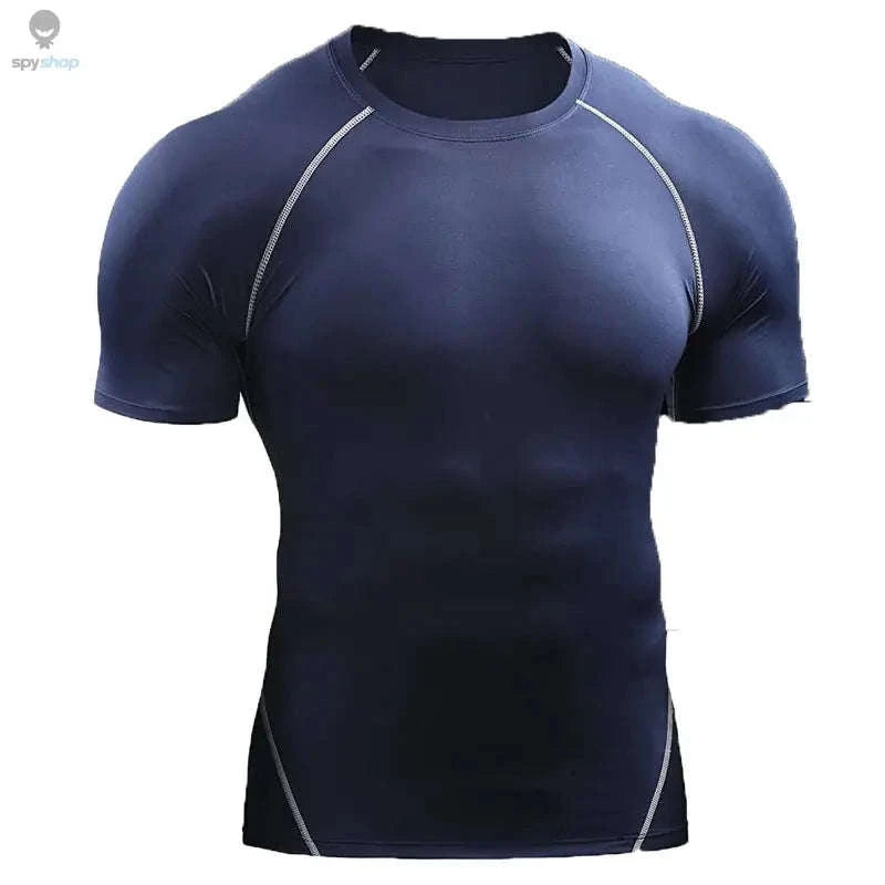 Men's Compression T-Shirt-Red / L(60-70kg)