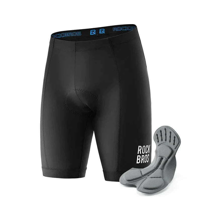Men’s Cycling Shorts with 3D Gel Pad Breathable Anti-Slip Liner-YDDK001 green / Asia M(EUR S)
