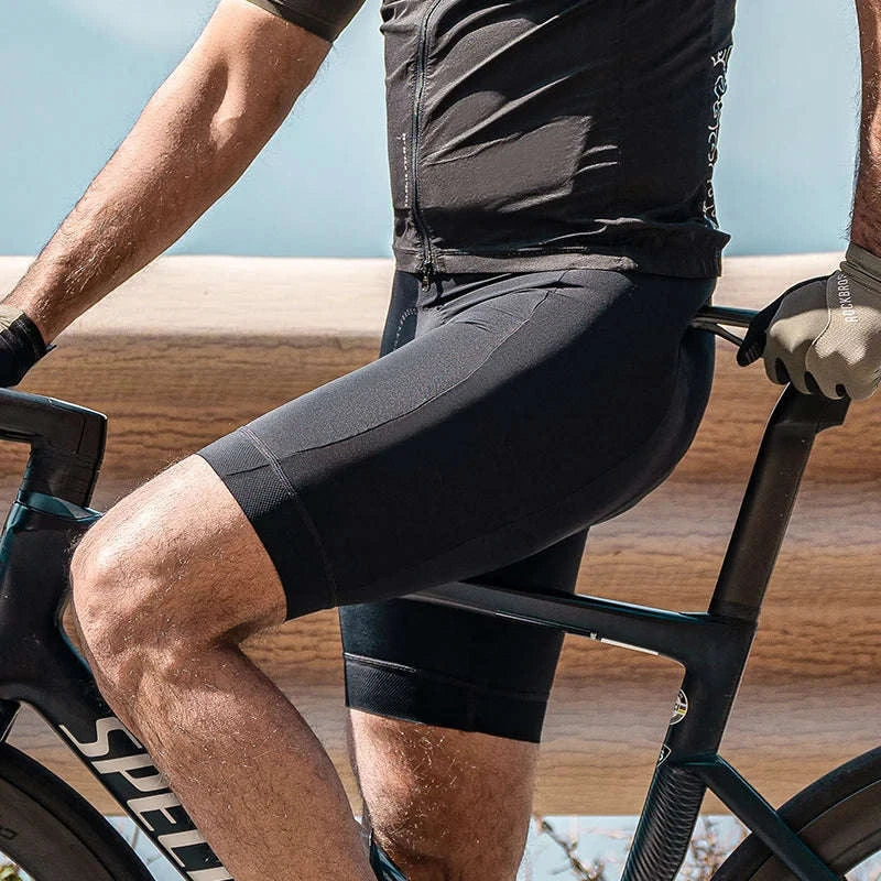 Men’s Cycling Shorts with Pockets Breathable Quick-Dry Anti-Slip Grip-RK1009D / Asian M(EUR S)
