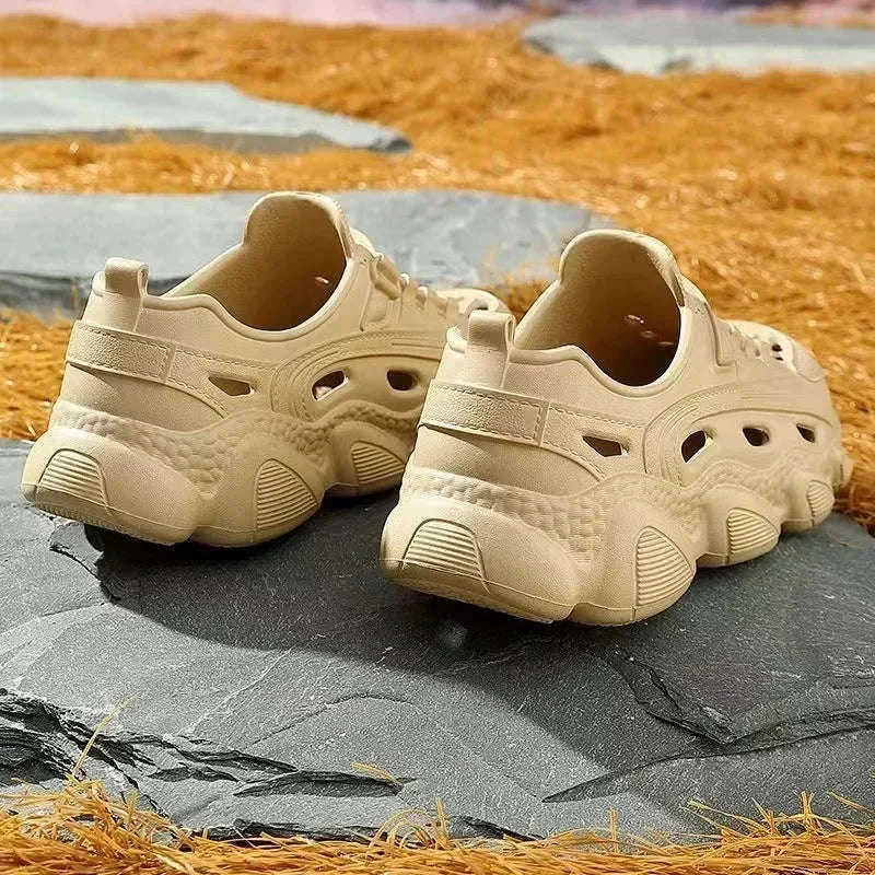 Men's EVA Sandals Anti-Slip Thick Sole Casual Clogs-Khaki / 44-45