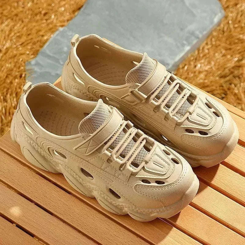 Men's EVA Sandals Anti-Slip Thick Sole Casual Clogs-Khaki / 44-45