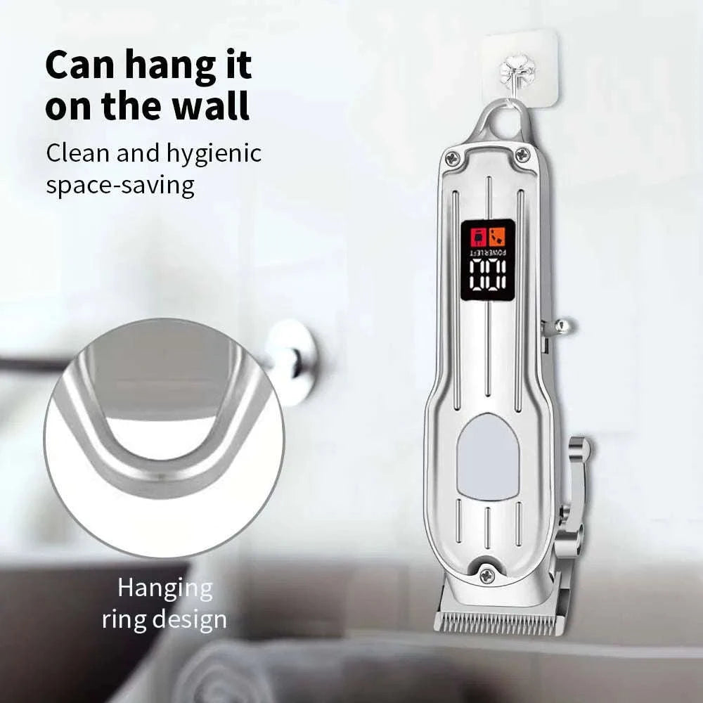 Men’s Hair Clipper & Beard Trimmer Kit with Titanium Blades-1 pc T9 (Gold) / United States