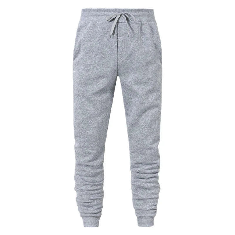 Men's Jogger Pants for Casual Workout Comfort-White / XXL