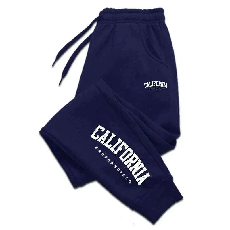 Men’s Jogging Sports Pants for Daily Wear and Training-Navy Blue / 4XL