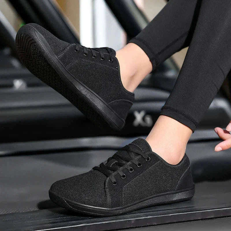 Men's Lace-Up Lightweight Breathable Mesh Casual Sports Shoes-GRAY / 39