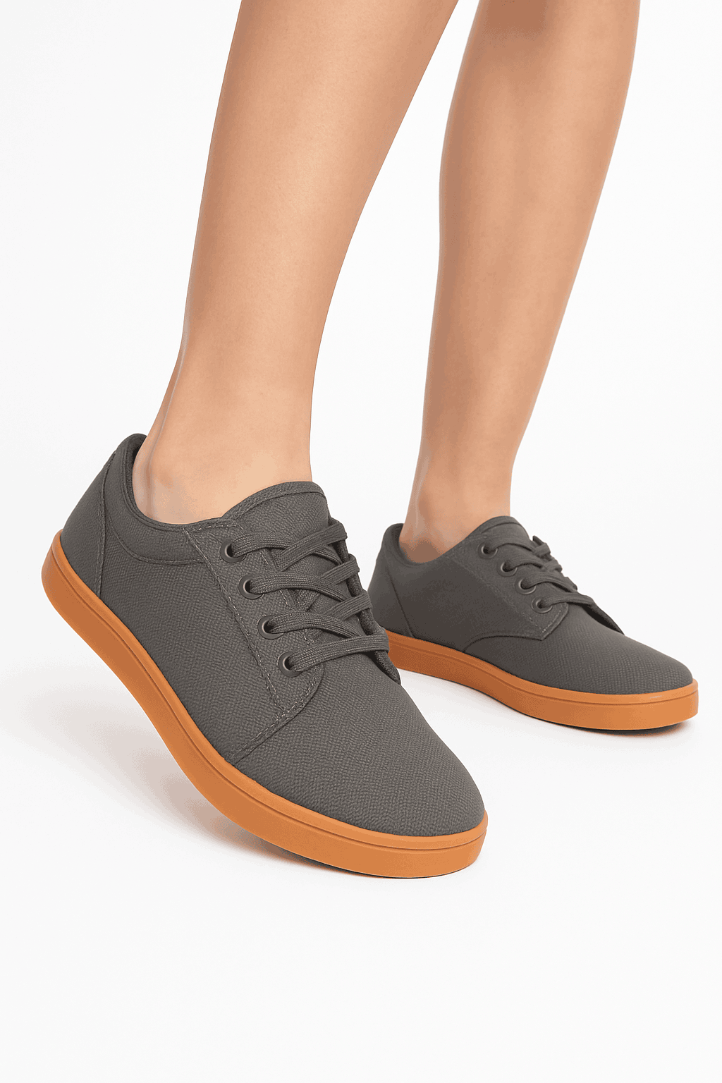 Men's Lace-Up Lightweight Breathable Mesh Casual Sports Shoes-GRAY / 39