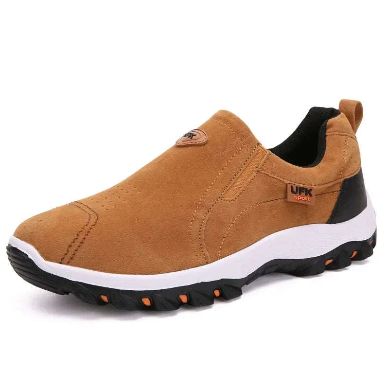 Men's Large Size Outdoor Sports Shoes-005-black / 48