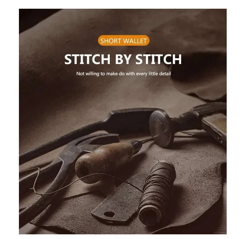 Men's Leather Wallet-Brown