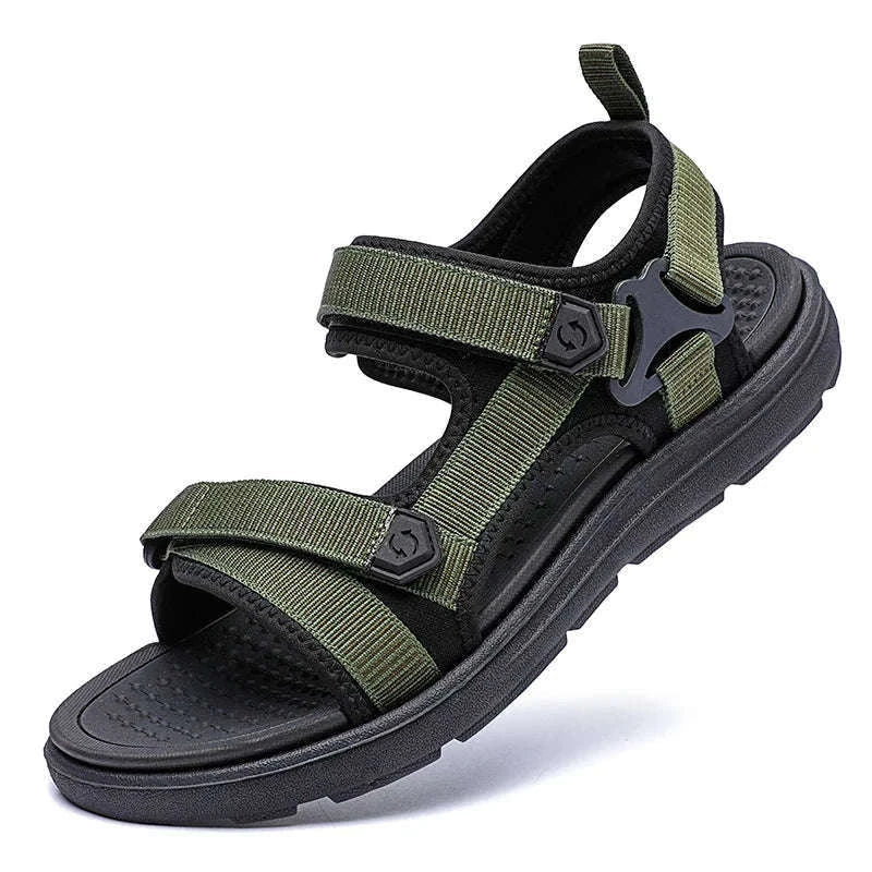 Men's Lightweight Casual Beach Sandals-Green / 45