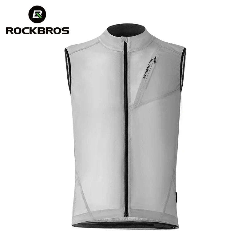 Men’s Lightweight Windproof Cycling Vest with Portable Storage-MJ001 / Asian XL