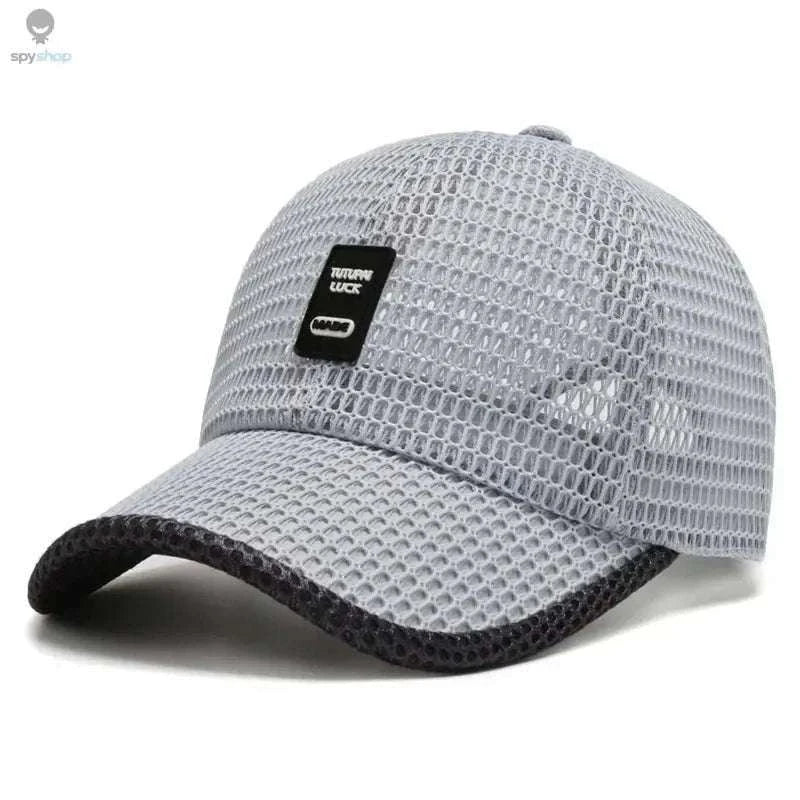 Men's Mesh Baseball Cap – Breathable Summer Comfort and Sun Protection-