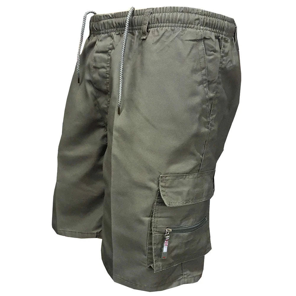Men's Multi-Pocket Casual Shorts-4 / United States / M