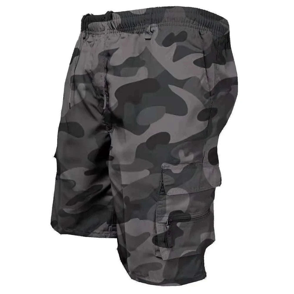 Men's Multi-Pocket Casual Shorts-4 / United States / M