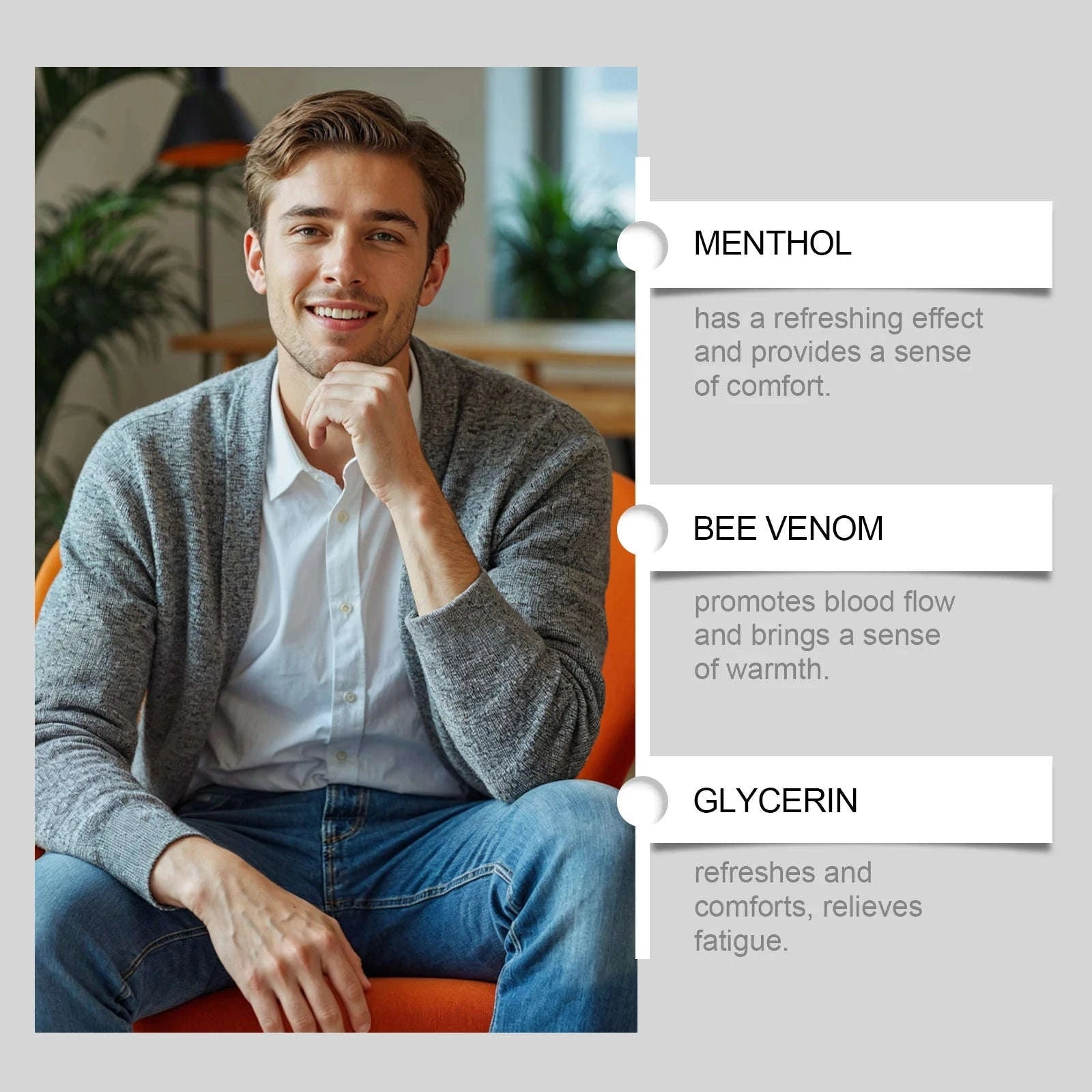 Men's Nursing Nasal Sniffing Stick for Gentle Daily Inhalation-1PC