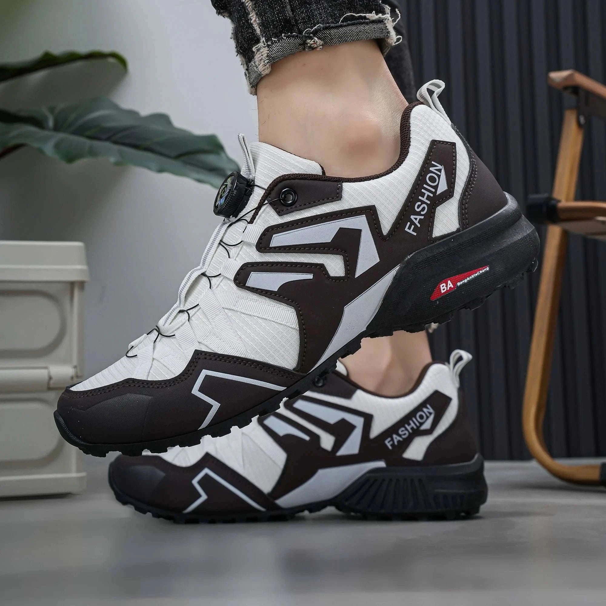 Men's Outdoor Casual Shoes for Spring and Autumn-WHITE / 45