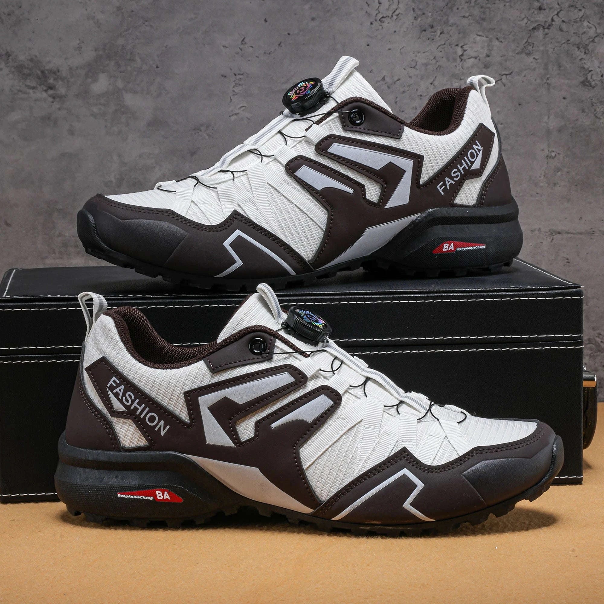 Men's Outdoor Casual Shoes for Spring and Autumn-WHITE / 45