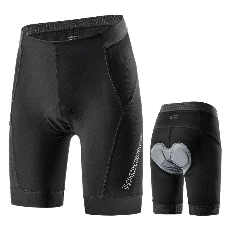 Men’s Padded Cycling Shorts Quick Dry Breathable Bike Tights-YDDK002 / Asia XXL(EUR XL)