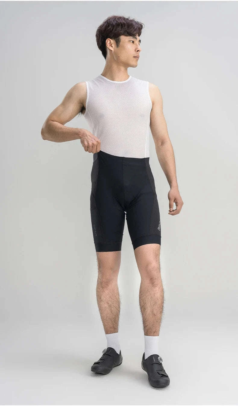 Men’s Padded Cycling Shorts Quick Dry Breathable Bike Tights-YDDK002 / Asia XXL(EUR XL)