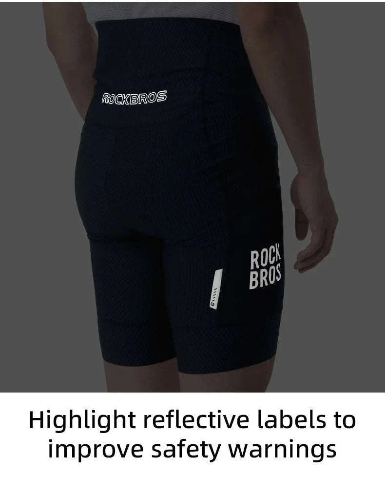 Men’s Padded Cycling Shorts Quick-Dry Breathable Bike Tights-YDDK004-1 / Asia S(EUR XS)