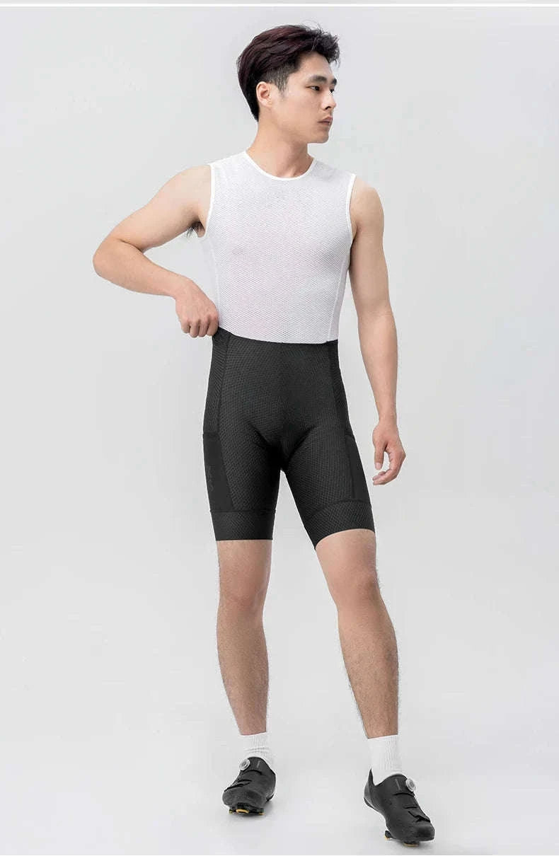 Men’s Padded Cycling Shorts Quick-Dry Breathable Bike Tights-YDDK004-1 / Asia S(EUR XS)