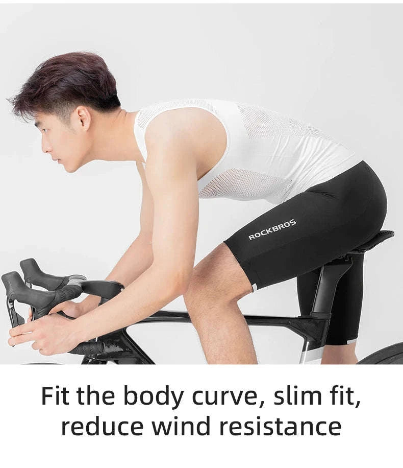 Men’s Quick-Dry Cycling Base Layer Vest Breathable Sleeveless Undershirt-Asia M(EUR S)