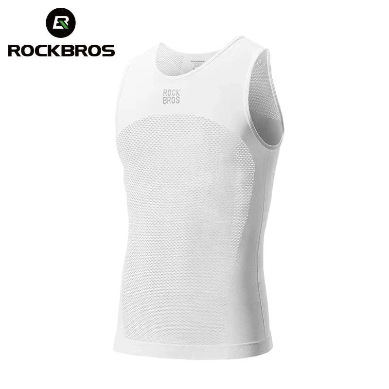 Men’s Quick-Dry Cycling Base Layer Vest Breathable Sleeveless Undershirt-Asia M(EUR S)