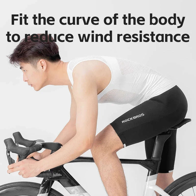 Men’s Quick-Dry Cycling Base Layer Vest Breathable Sleeveless Undershirt-Asia M(EUR S)