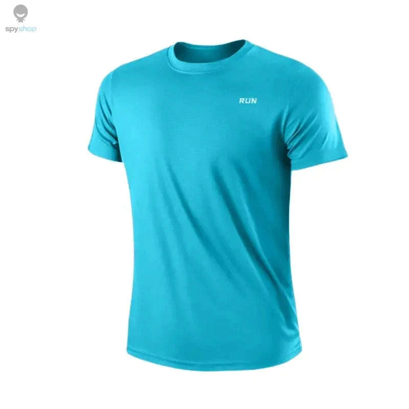 Men's Quick Dry Gym T-Shirt-GRAY / L