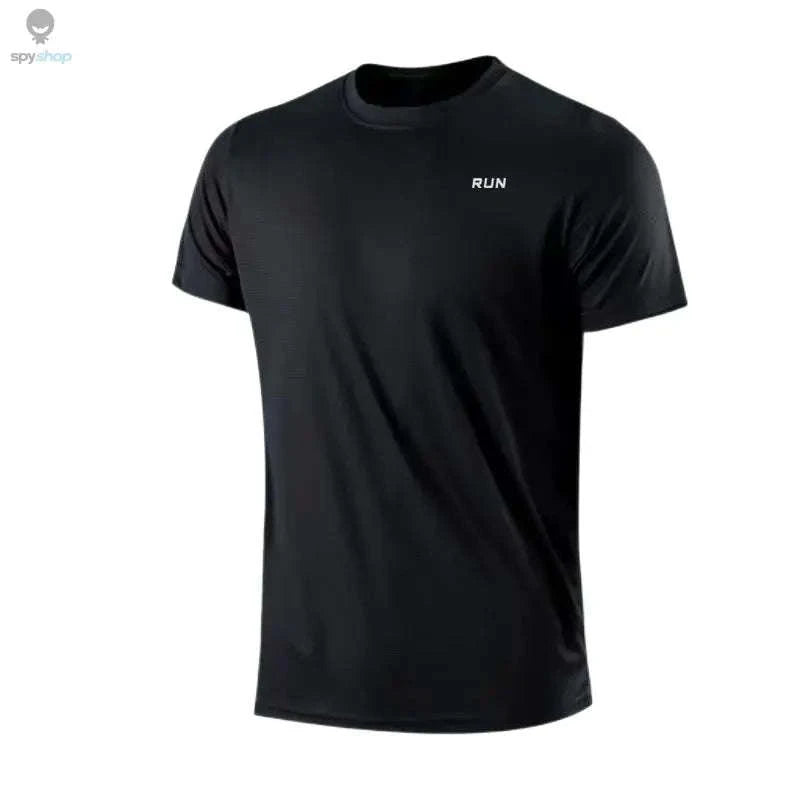 Men's Quick Dry Gym T-Shirt-GRAY / L