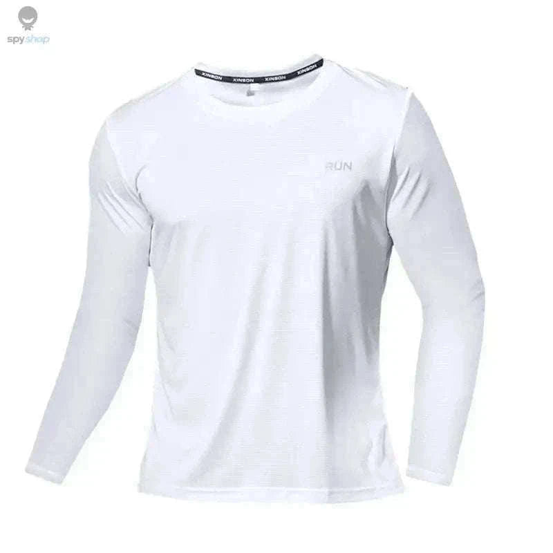 Men's Quick-Dry Ice Silk T-Shirt for Training and Outdoor Wear-Purple / Asian size 5XL / CHINA