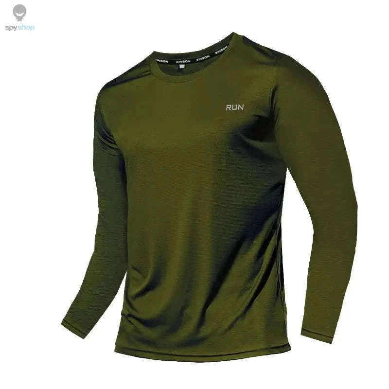 Men's Quick-Dry Ice Silk T-Shirt for Training and Outdoor Wear-Purple / Asian size 5XL / CHINA