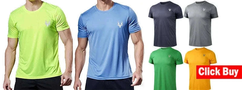 Men’s Quick-Dry Running Shorts with Double-Layer Support-Sky Blue / L(70-80kg)