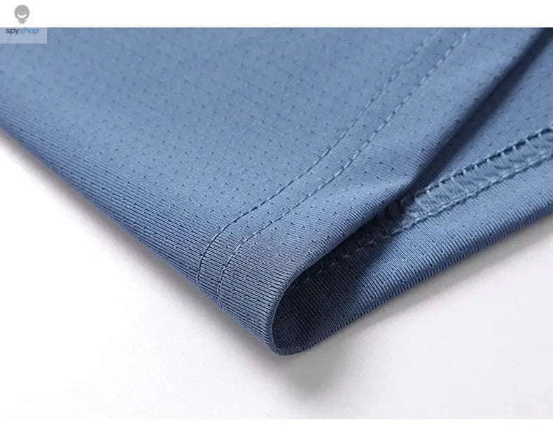 Men’s Quick Drying Sports Tee for Hot-Weather Training-Navy / 5XL(90-100kg)