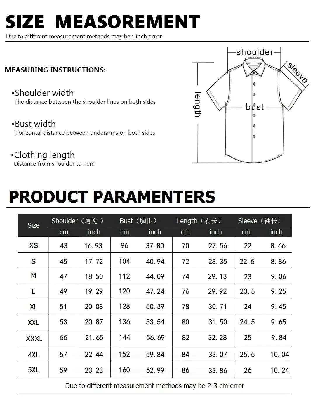 Men's Summer Short-Sleeve Linen Shirt-YMDXCSXY240 / 5XL