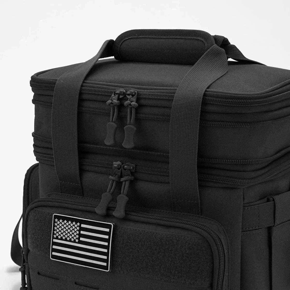 Men's Tactical Expandable Insulated Cooler Bag 18L Leak Proof Lunch Bag-army green / Poland