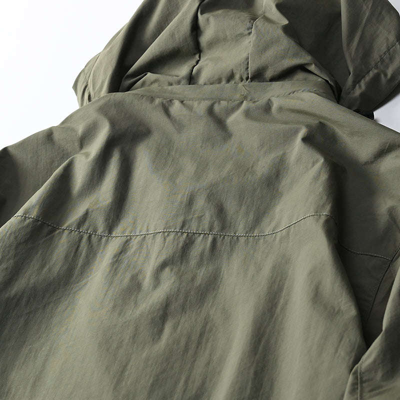 Men's Tactical Jacket – Waterproof Hooded Windbreaker for Outdoor Performance-army green / XXL / Pack of 1