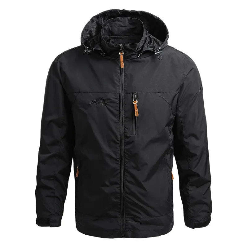 Men's Tactical Jacket – Waterproof Hooded Windbreaker for Outdoor Performance-army green / XXL / Pack of 1