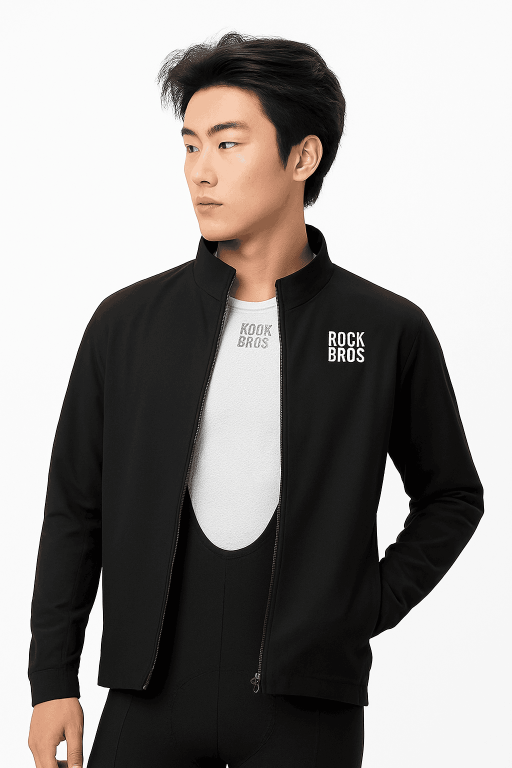 Men’s Thermal Cycling Jacket Windproof Fleece Bike Coat-YDWT007 / Asian S(EUR XS)